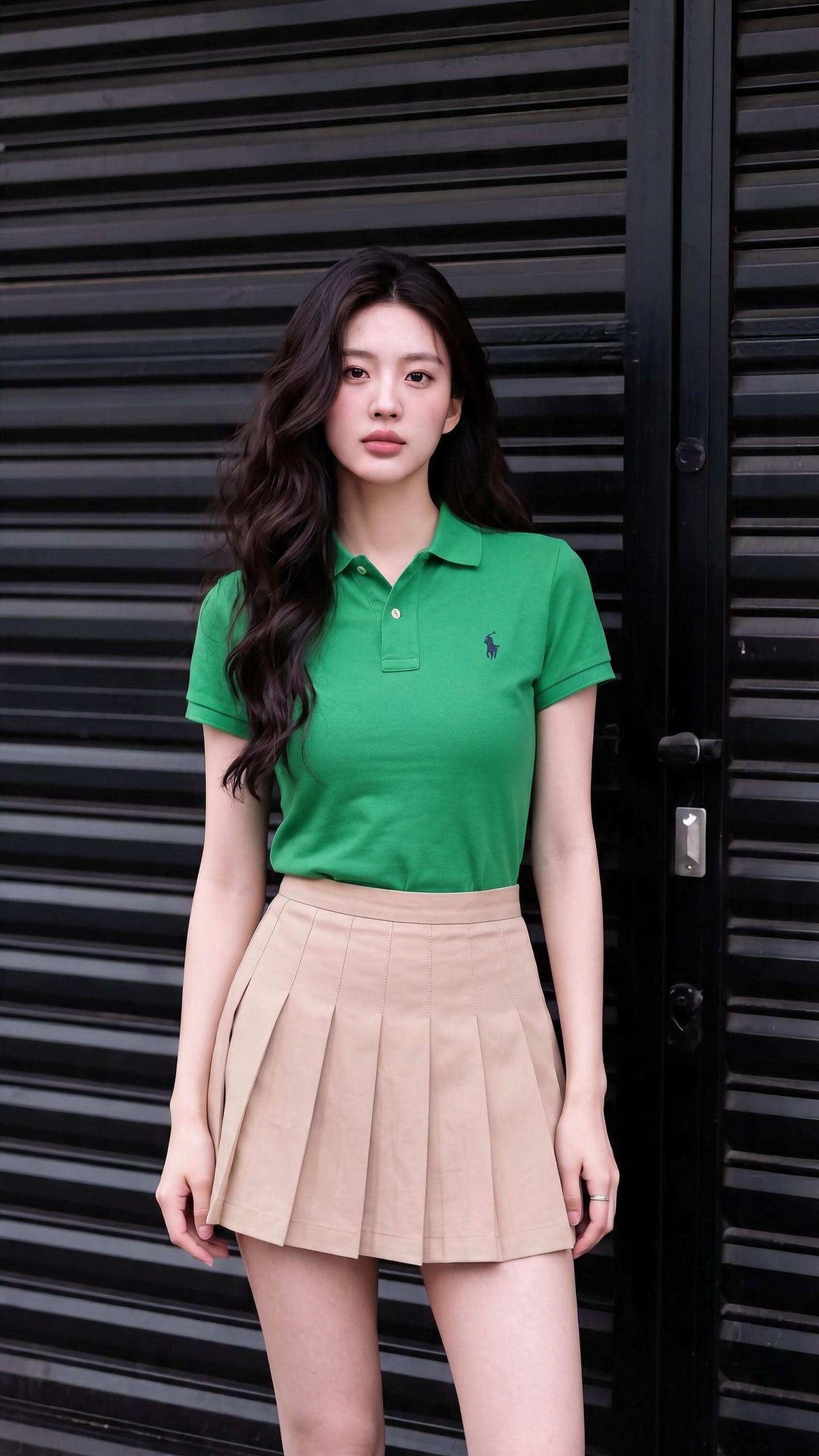 Polo Ralph Lauren Boys Classic Fit Cotton Mesh Polo Shirt Golf Green 323720732068 B9