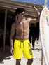 Tommy Hilfiger Men's Hilfiger Logo Yellow Square Swimsuit Yellow C8878C5920 785 T5