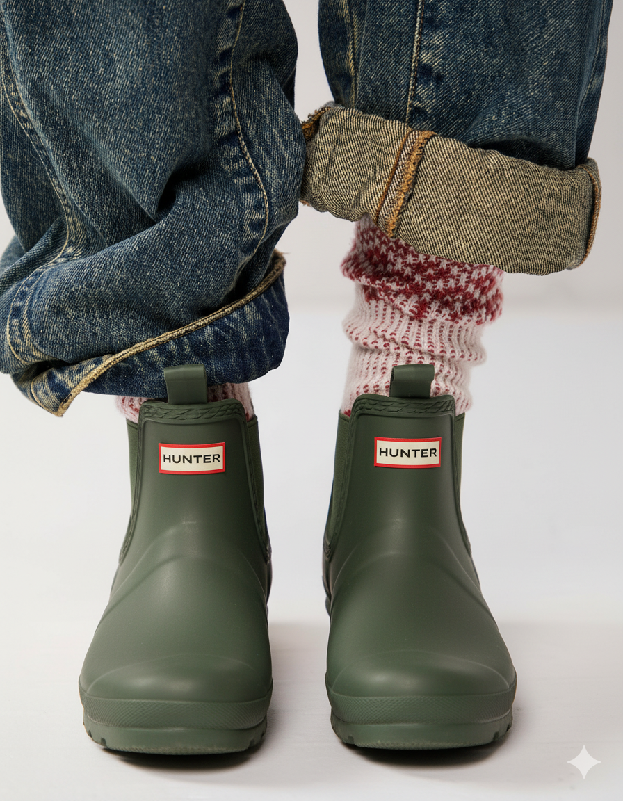 Hunter Women's Original Chelsea Boots Hunter Green WFS2078RMA HGR