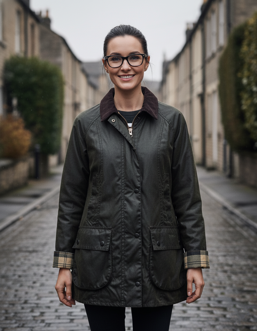 Barbour Women’s Beadnell® Waxed Jacket Sage LWX0667 SG91