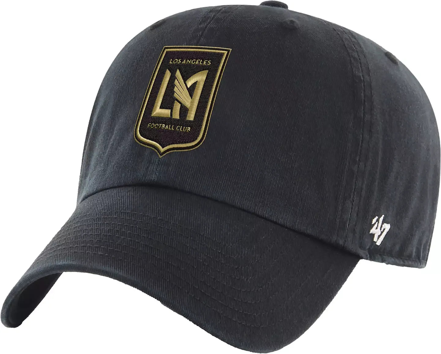 47 Brand Los Angeles LA FC Clean Up Cap Black MLS-NLRGW22GWS-BK