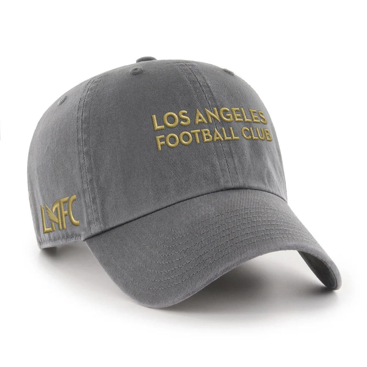 47 Brand Los Angeles LA FC Ballpark Script Shot Clean Up Cap Charcoal MLS-BPSSC22GWS-CC