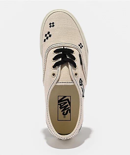 Vans Authentic EMBROIDERY Creme/Black VN000D6GE4O1 CRMBLK