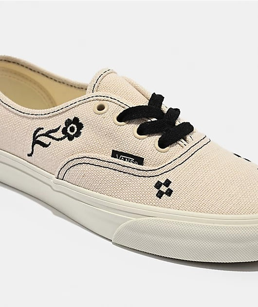 Vans Authentic EMBROIDERY Creme/Black VN000D6GE4O1 CRMBLK