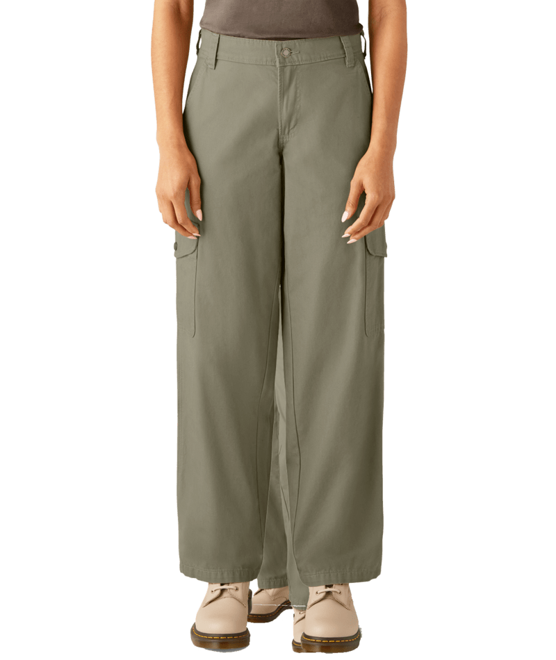 Dickies Women’s Relaxed Fit Duck Canvas Cargo Pants Imperial Green A864S0IP