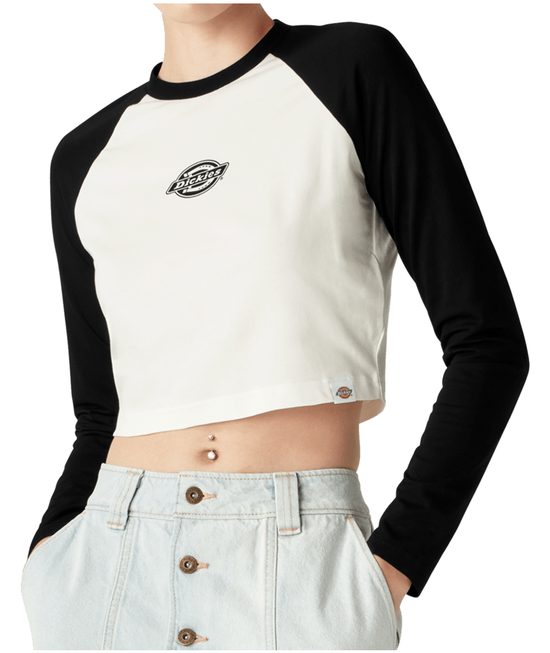 Dickies Women’s Sodaville Long Sleeve Tee Knit Black FLR18KBK