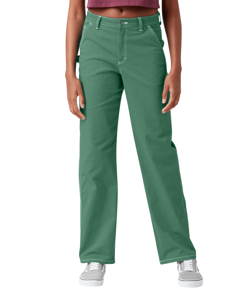 Dickies Women’s Relaxed Fit Carpenter Pants Dark Ivy FPR51D2I