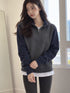 Tommy Hilfiger Men's Color Block Bill Quarter Zip Sweater B85 Grey Heather 78J3393 021