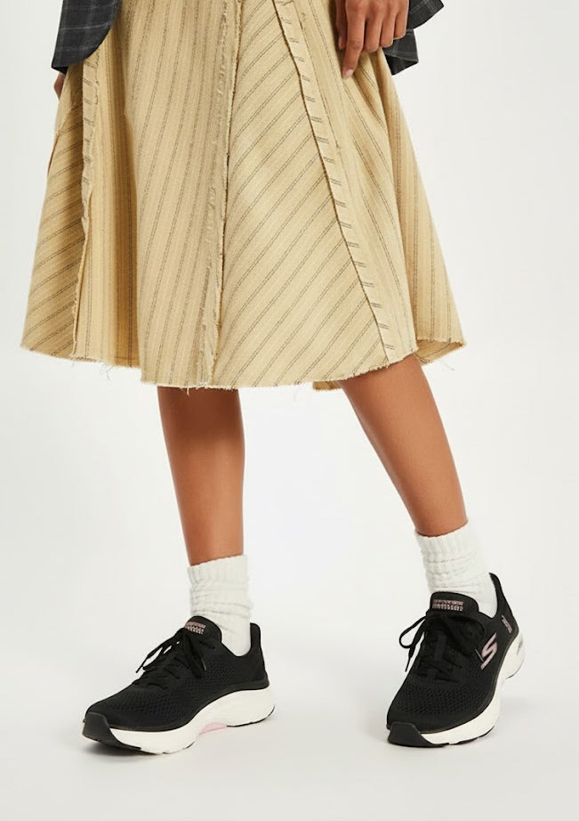 Skechers Women's Slip-ins Max Cushioning AF - Paramount Black / Pink 128930 BKPK