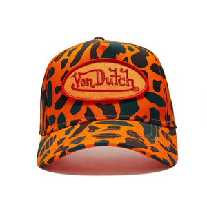 Von Dutch Camo Cap 242 Orange Camo VD-CAP-001
