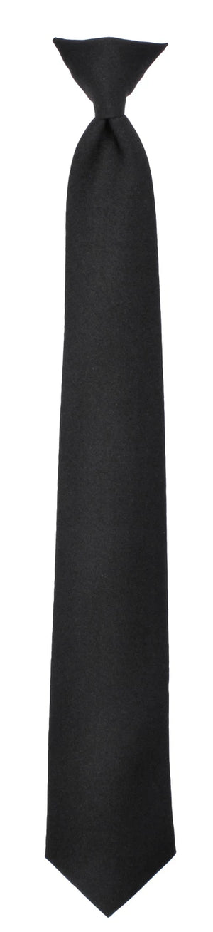 Rothco Police Issue 18-inch black clip-on necktie product view, style 30082