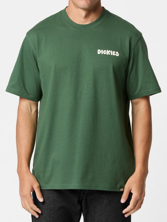 Dickies Mens Gordonsville Graphic T-Shirt Pine Needle Green A87QUPIN
