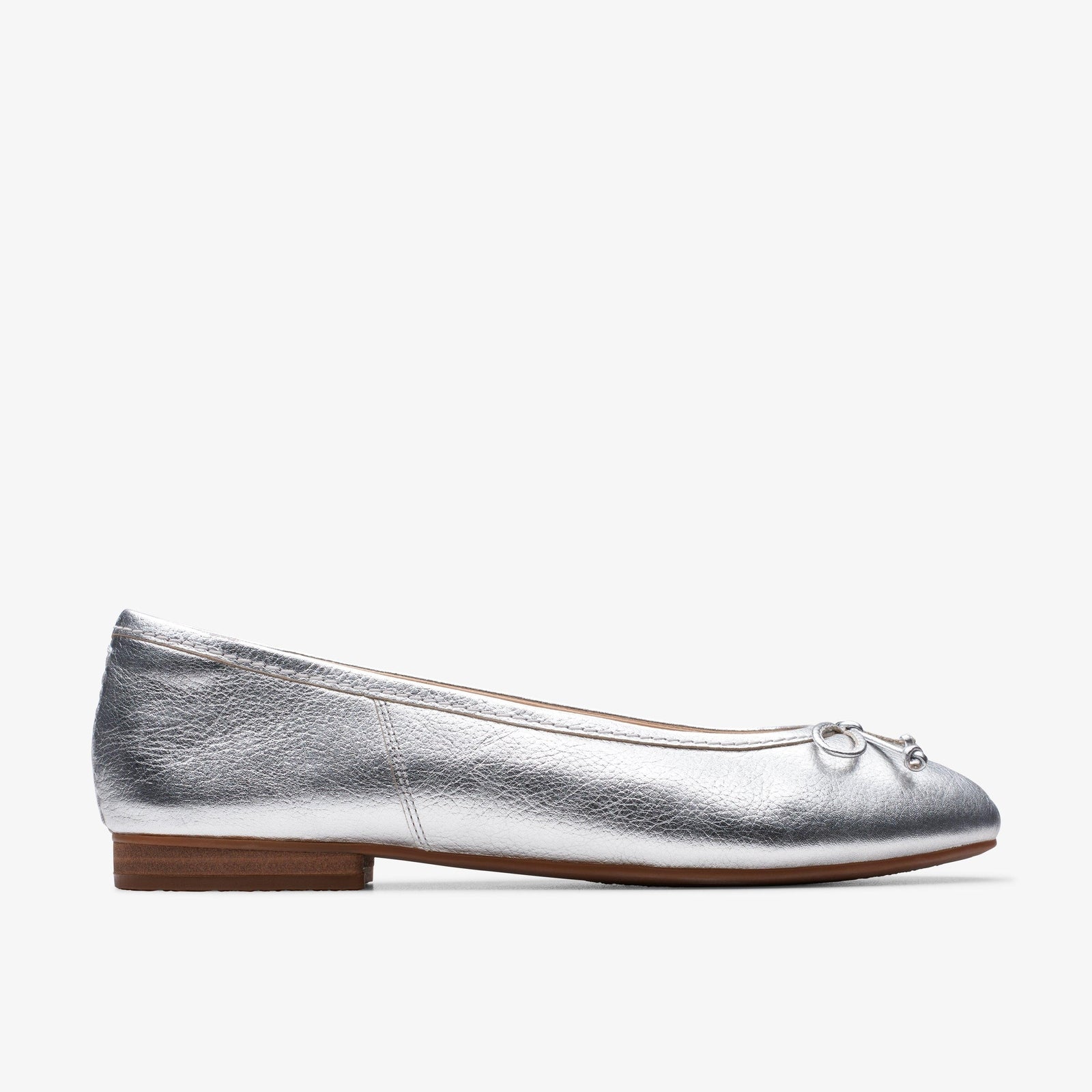 Clarks Women's Fawna Lily Silver Leather 26176380