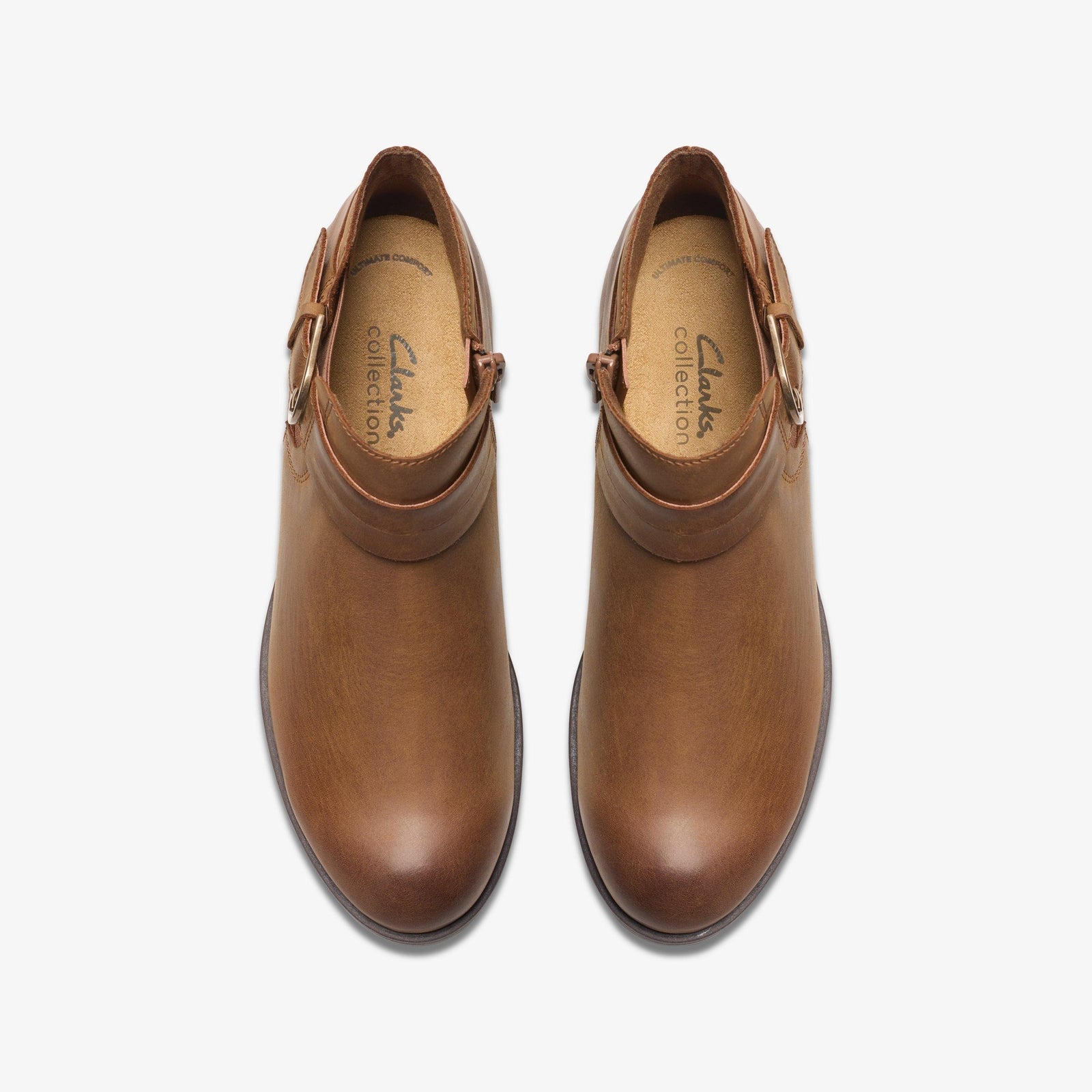 Clarks Women's Charlten Rae Tan Oily Leather 26179575