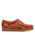 Clarks Originals Womens Wallabee Moccasin Orange Suede Casual Shoes 26174011