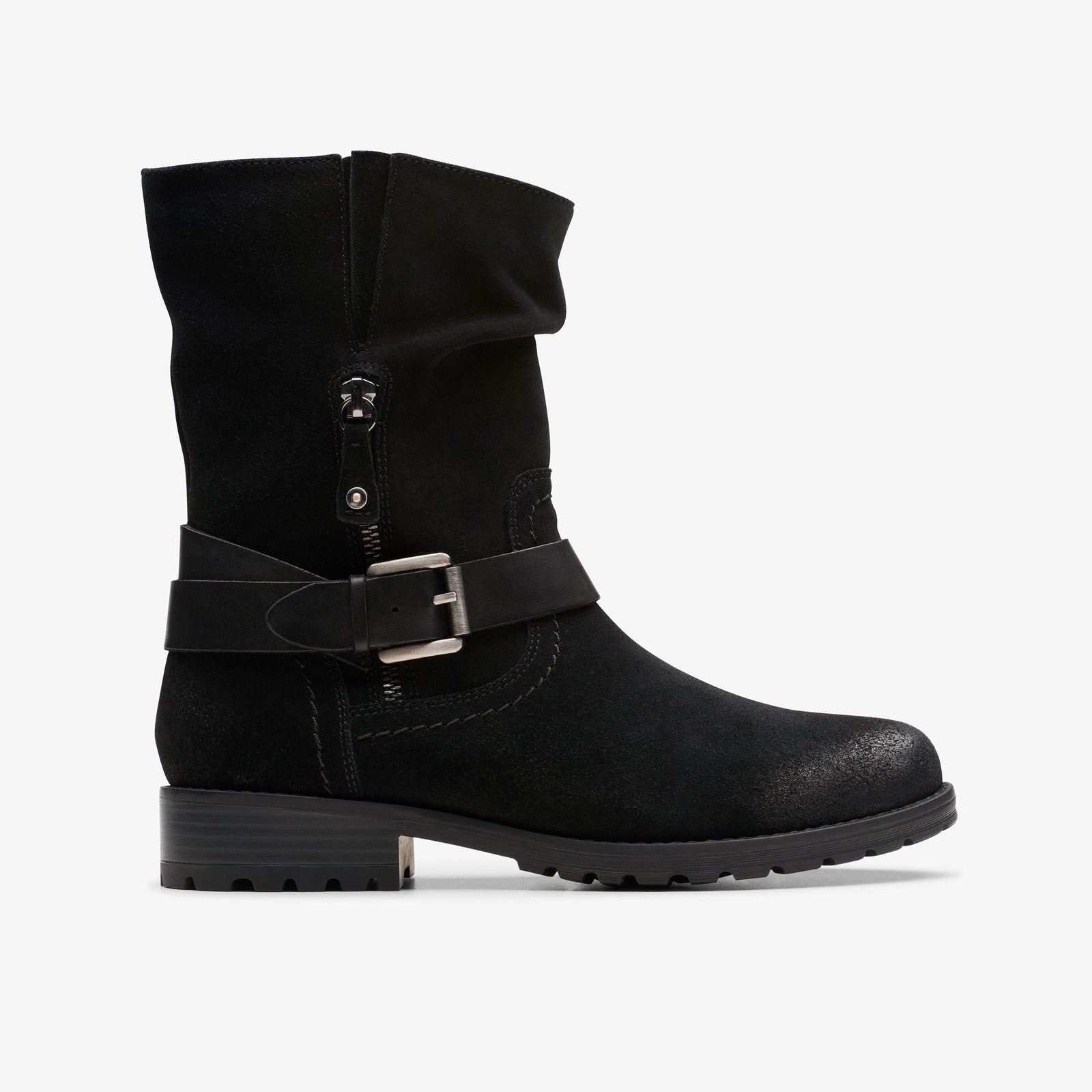 Clarks Women Nissini Pearl Black Leather 26180932