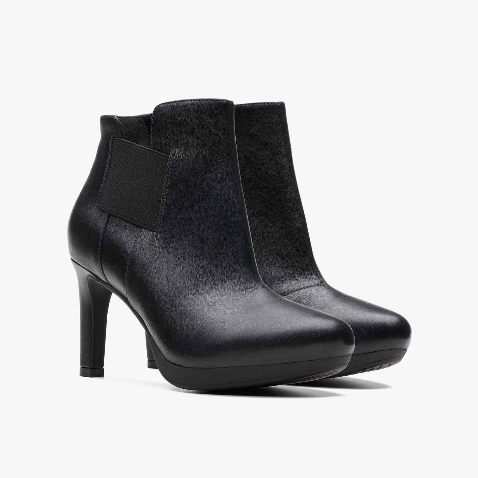 Clarks Women's Ambyr Rise Black Leather 26175155