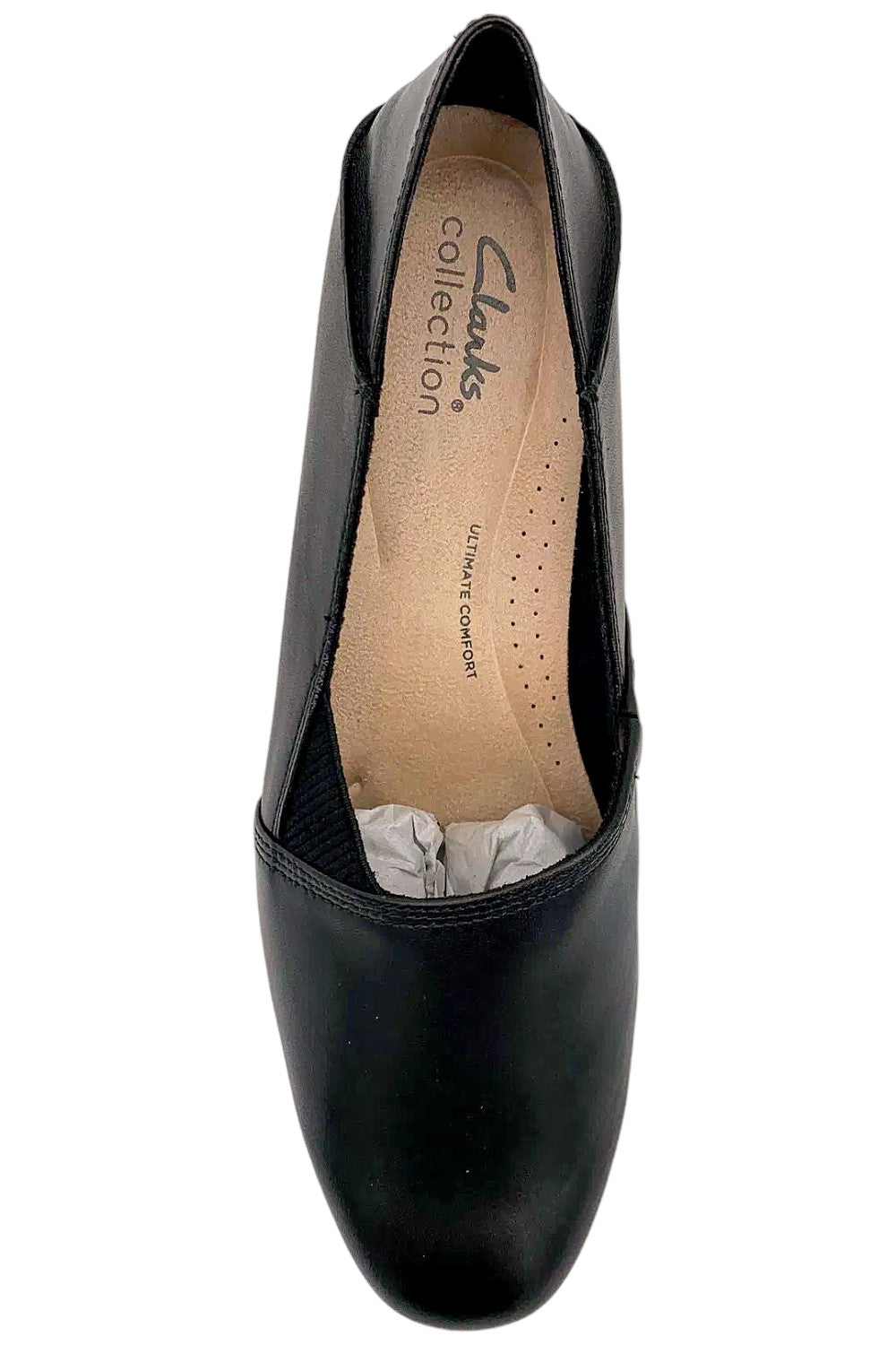 Clarks Collection Women's Juliet Trim Slip-On Leather Loafer Black 26180072