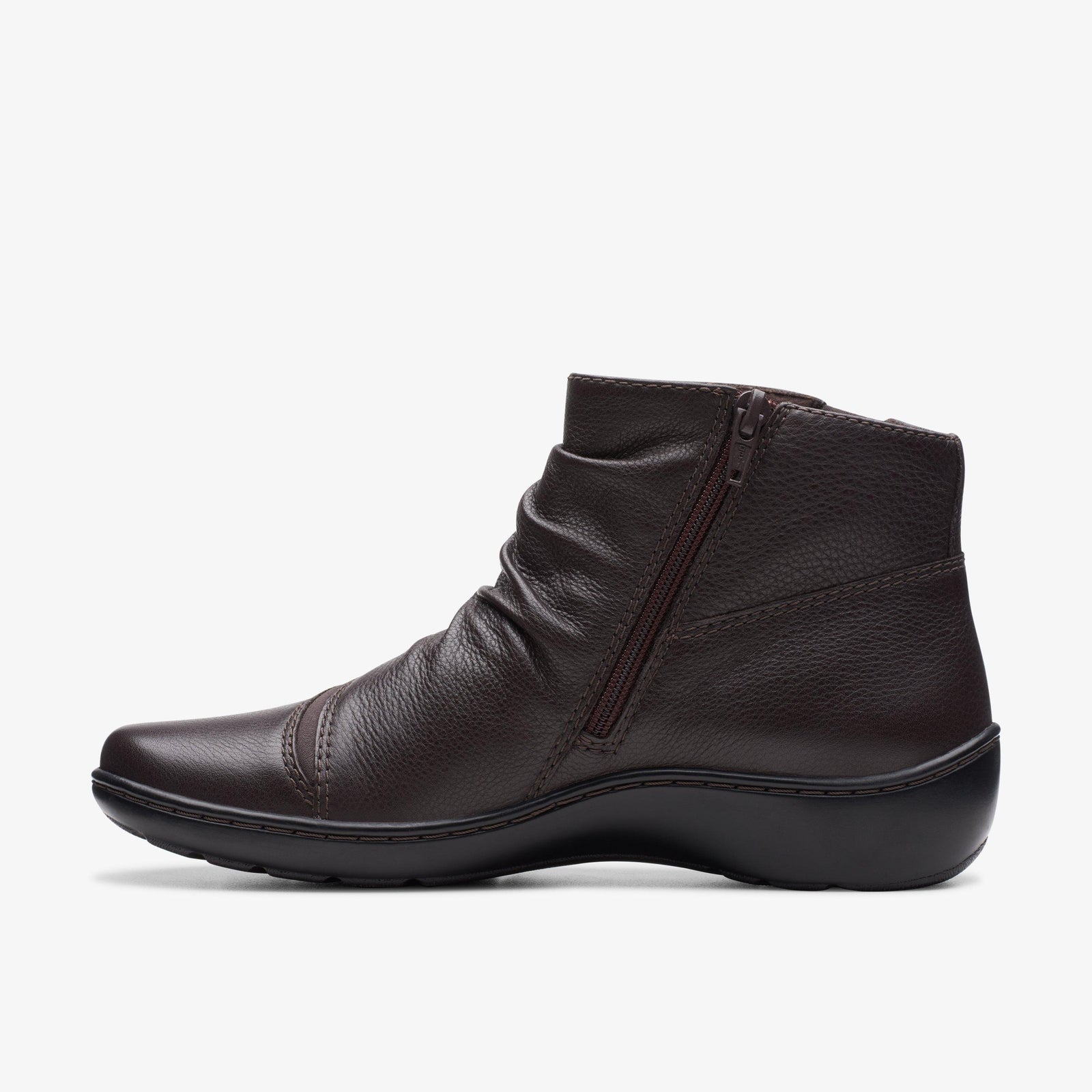 Clarks Women's Cora Derby Brown Leather 26174191