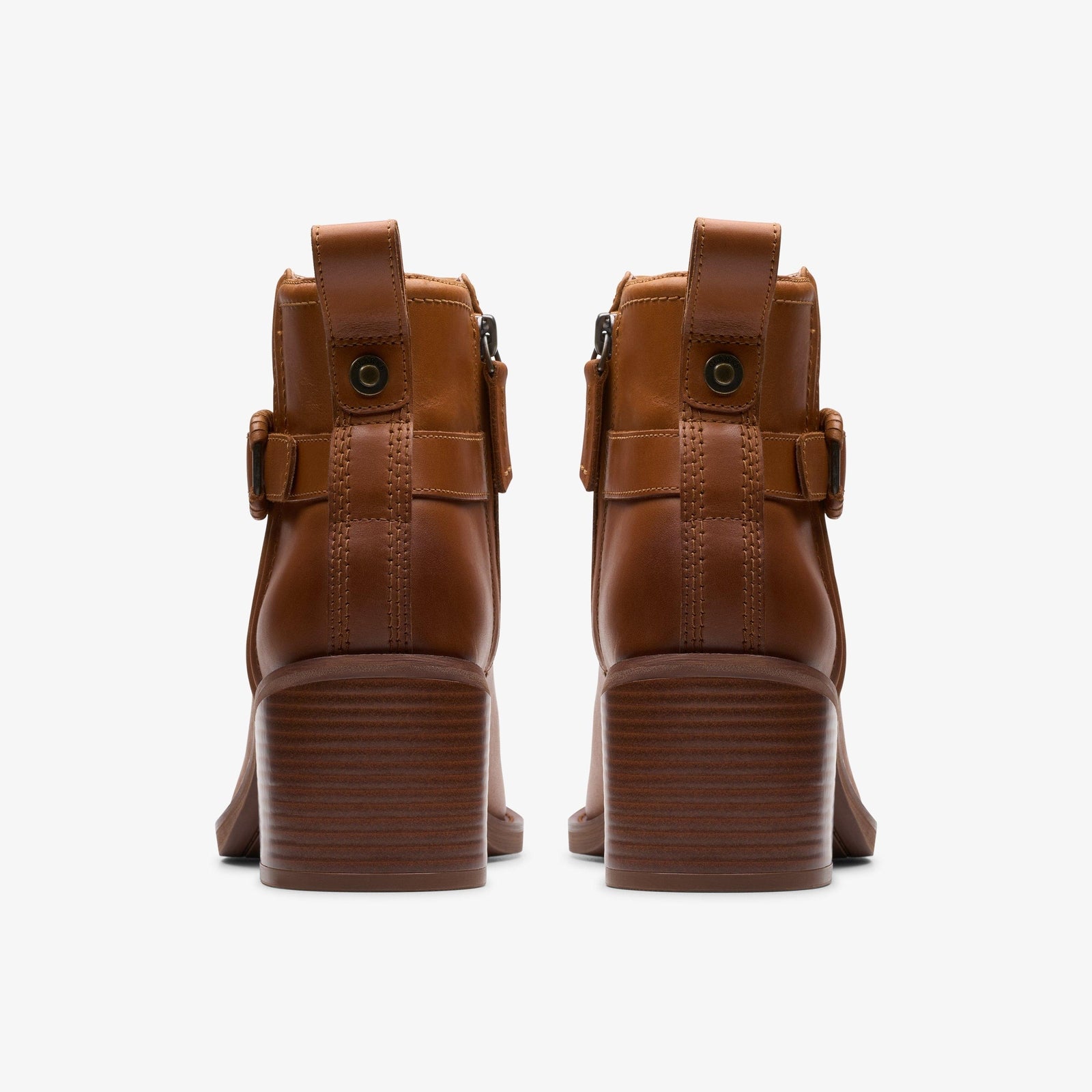 Clarks Women's Chamberly Trim Mid Tan Leather 26178834