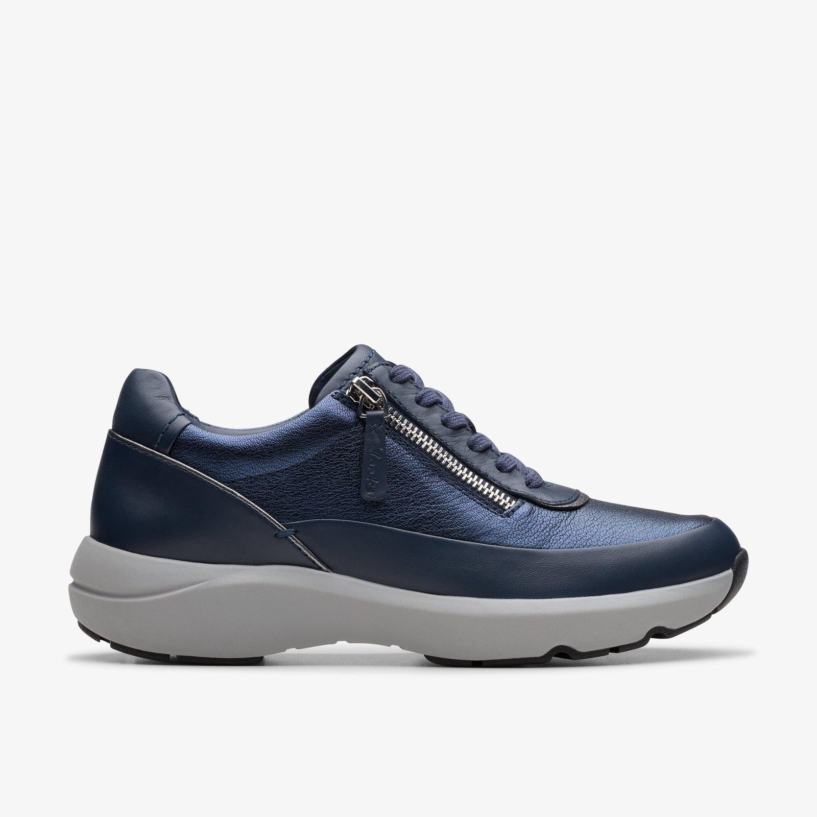 Clarks Women's Tivoli Zip Navy Combi 26179100