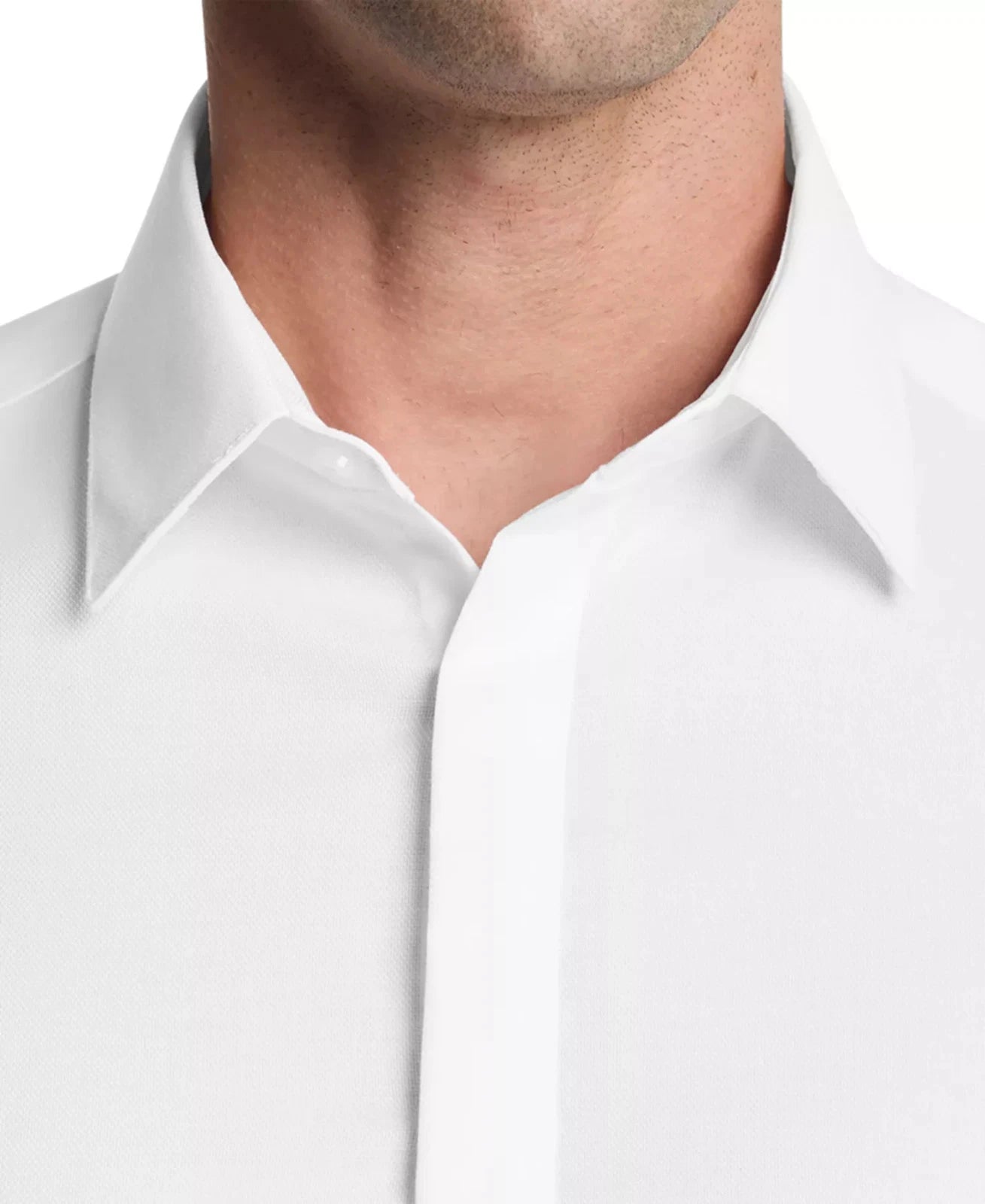 Calvin Klein Mens Steel+ Slim Fit Performance Stretch Dress Shirt White 33K5754-OXS