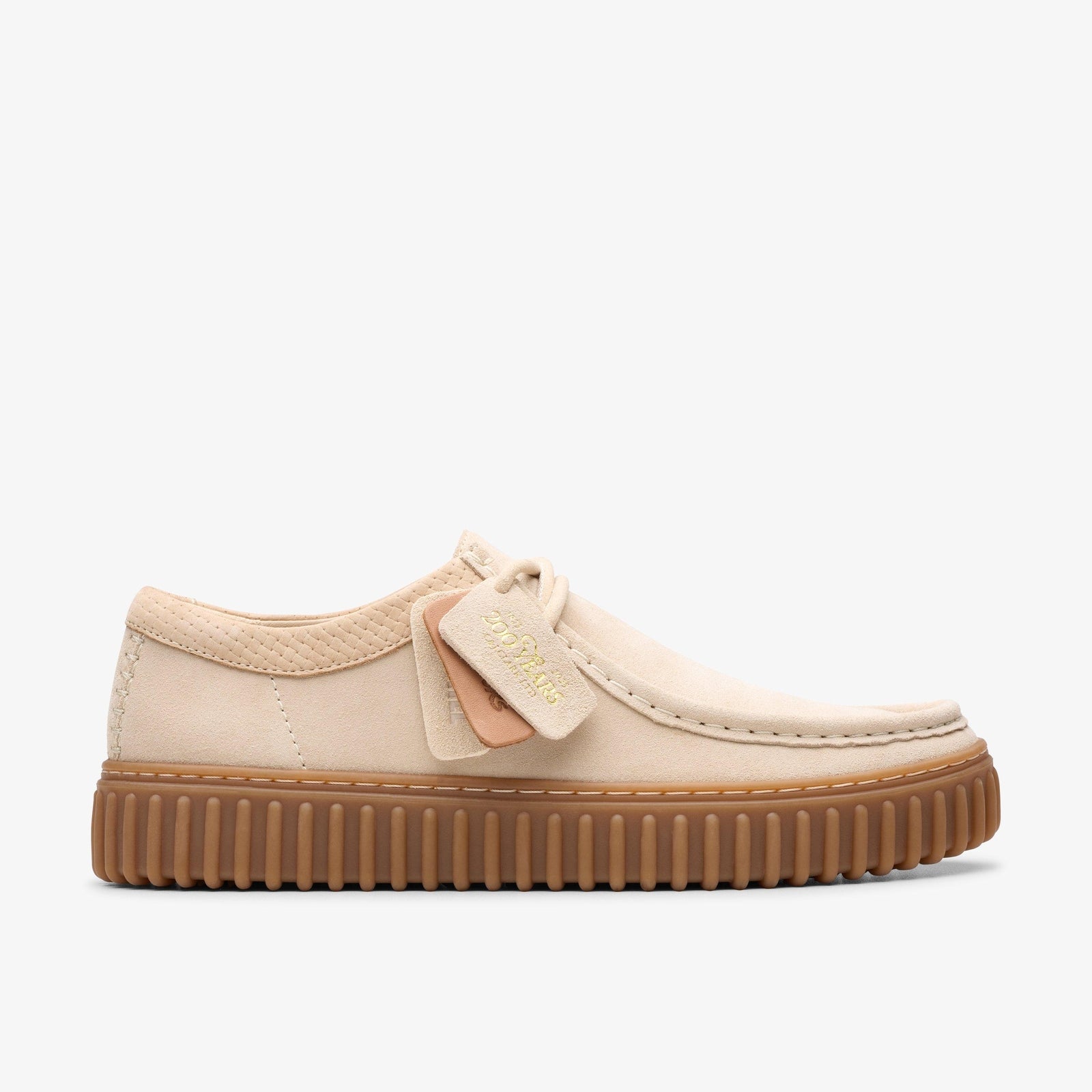 Clarks Men's Torhill Lo Ecru Suede 26180906