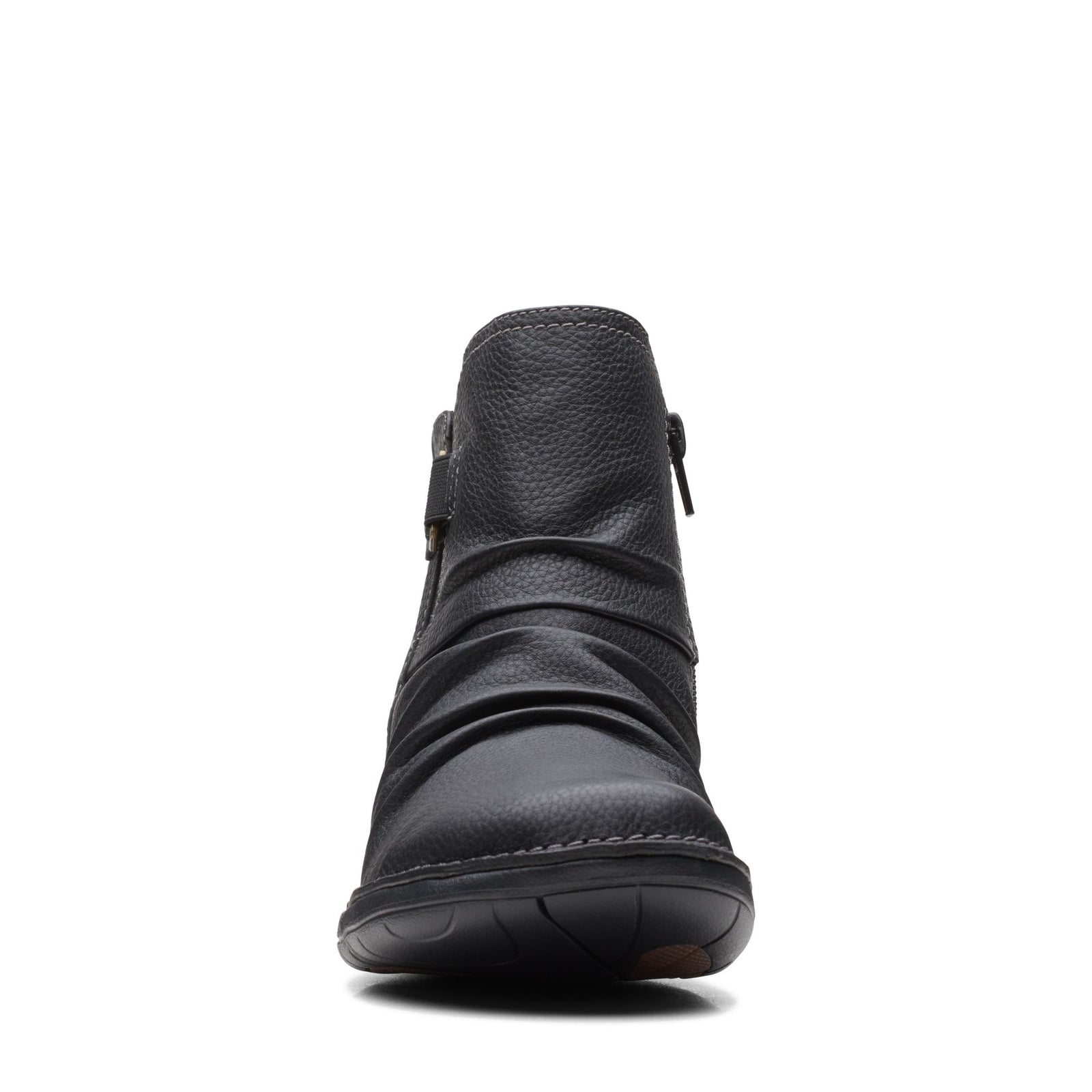 Clarks Women's Un Loop Top Black Leather 26168673