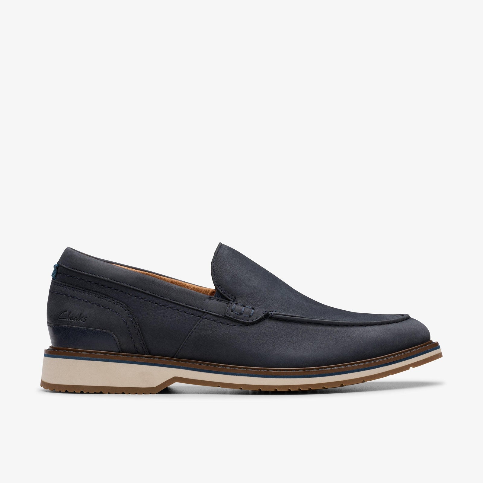 Clarks Men's Monahan Step Navy Nubuck 26181377