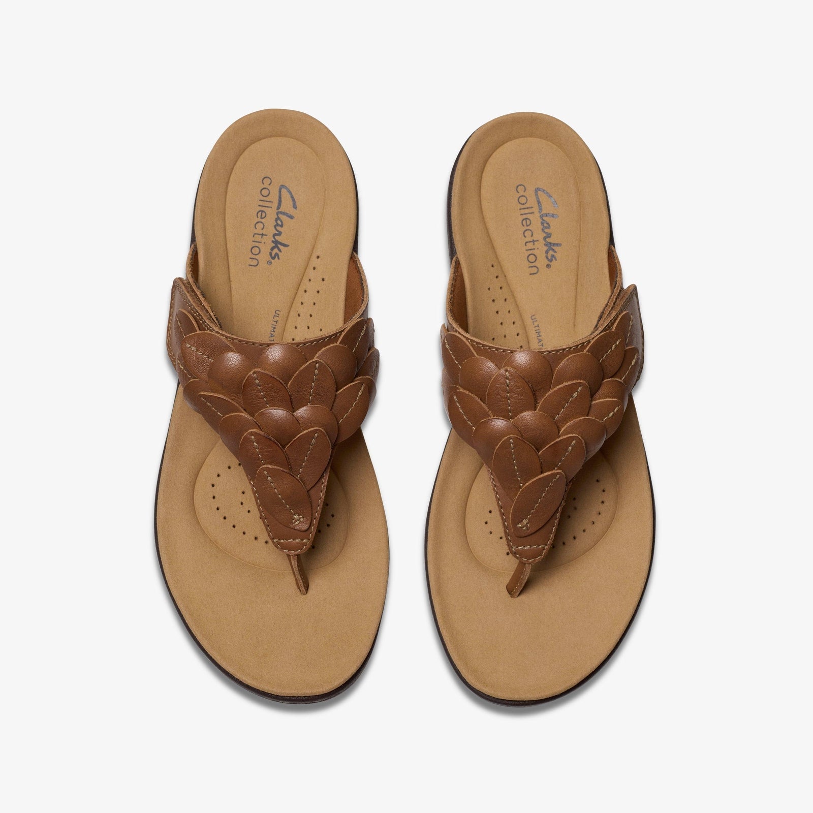 Clarks Women's Laurieann Palm Tan Leather 26181706