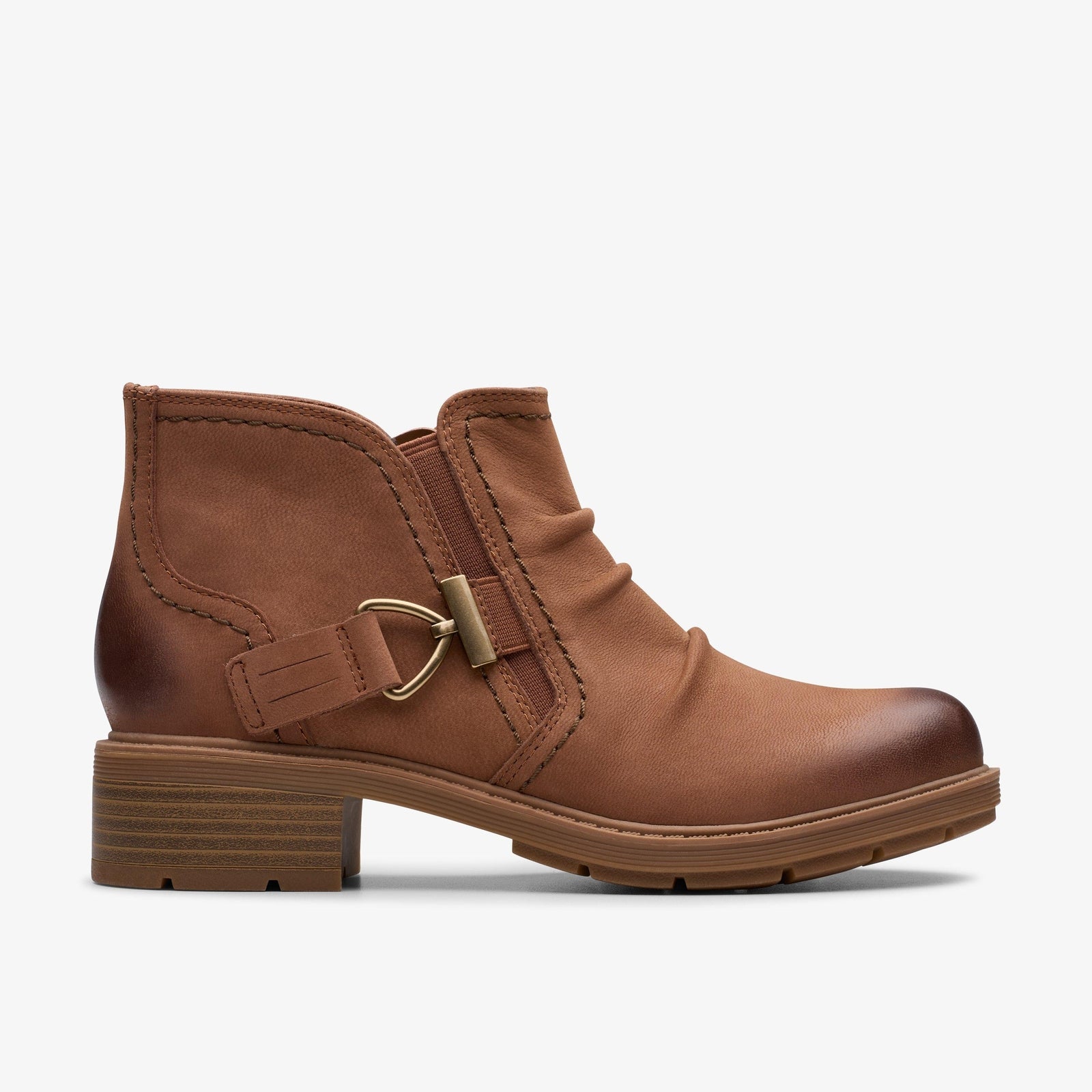 Clarks Women's Hearth Clara Brown Leather 26181005