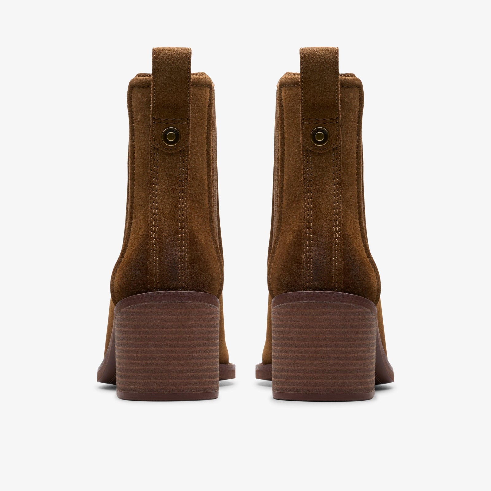 Clarks Women's Chamberly Top Walnut Suede 26178832