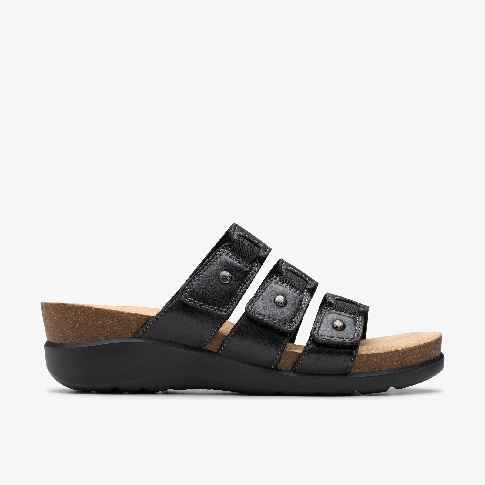 Clarks Women's Calenne Lily Black Leather 26181556