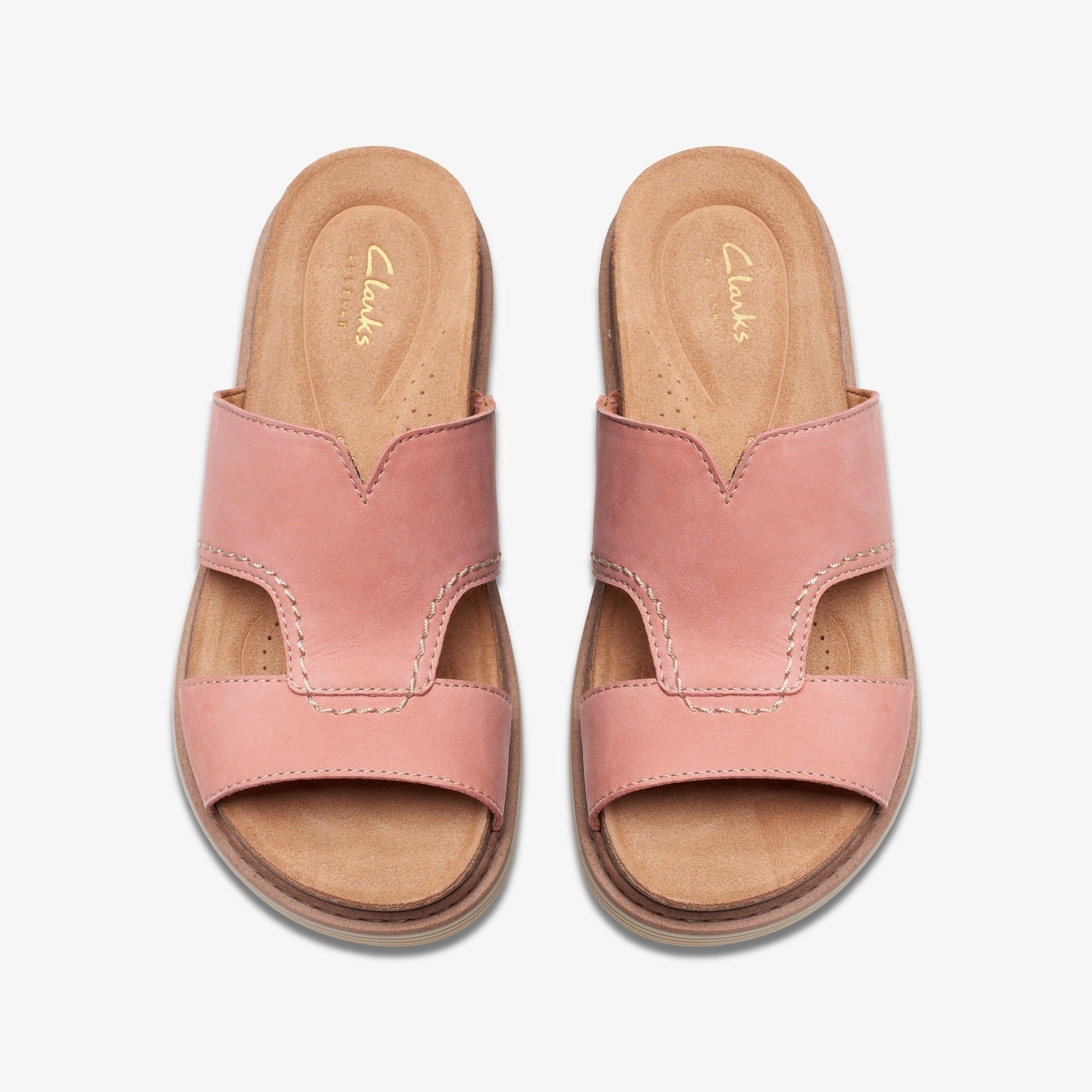 Clarks Women's Arwell Walk Peach Nubuck 26177580