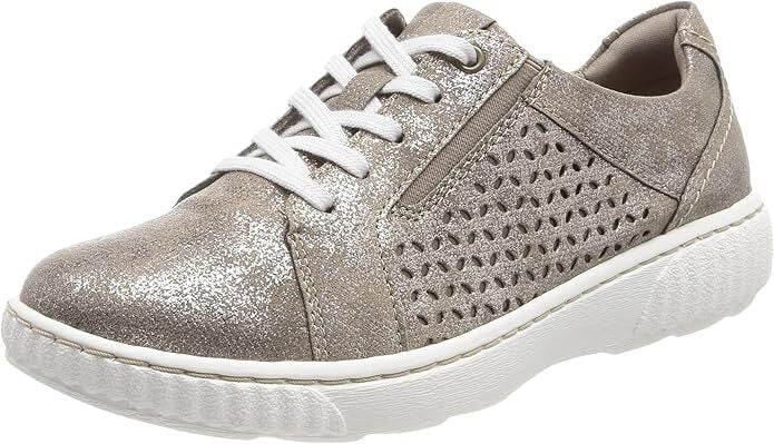 Clarks Women's Caroline Ella Silver Metallic 26177479