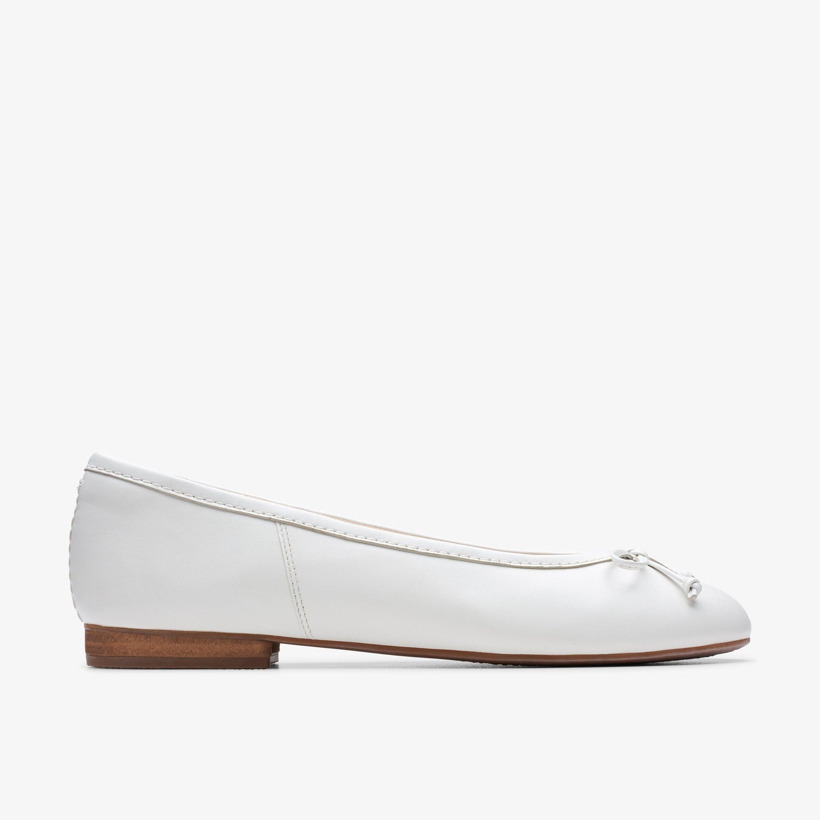Clarks Women's Fawna Lily White Leather 26176378