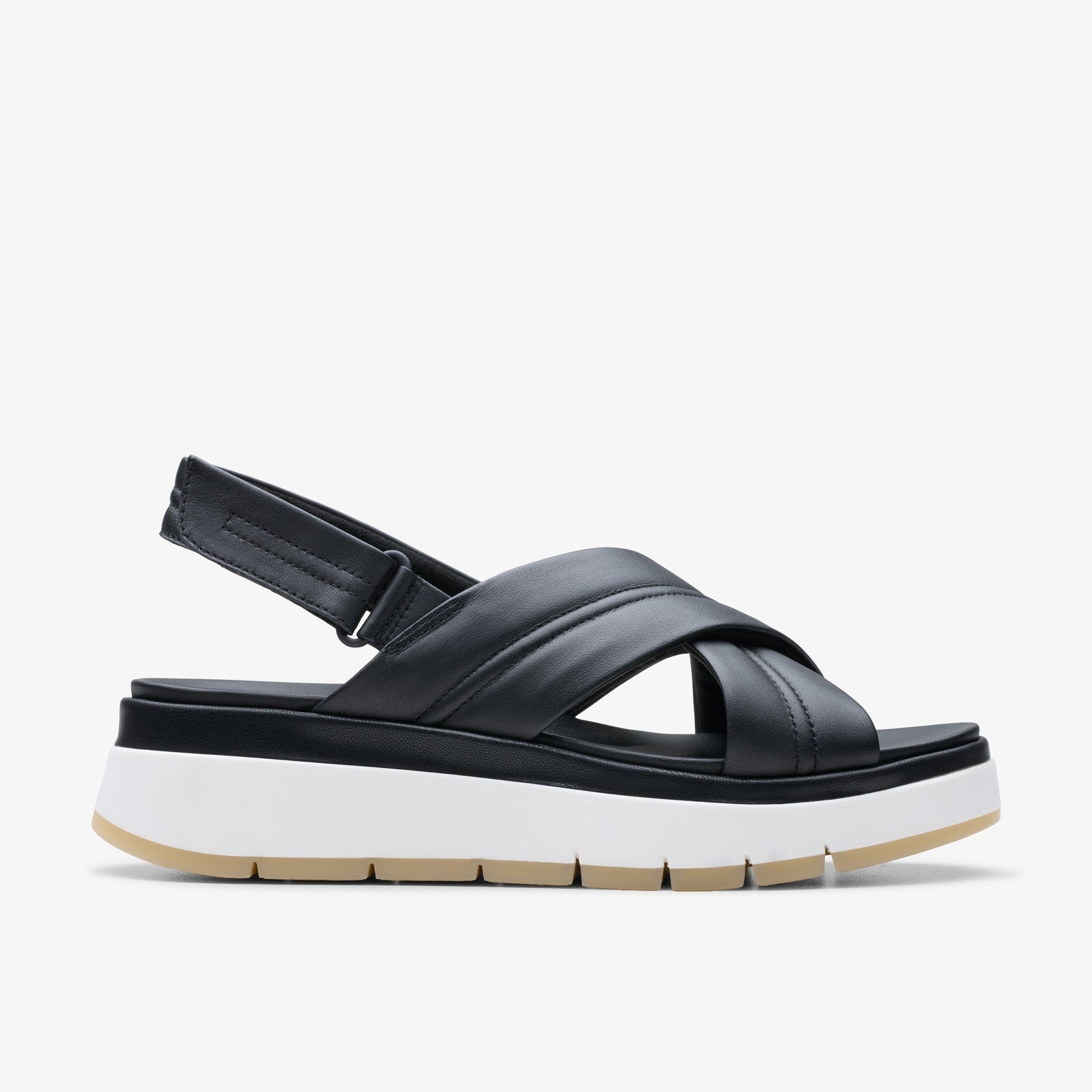 Clarks Women's Tuscan Cross Black Leather 26182233