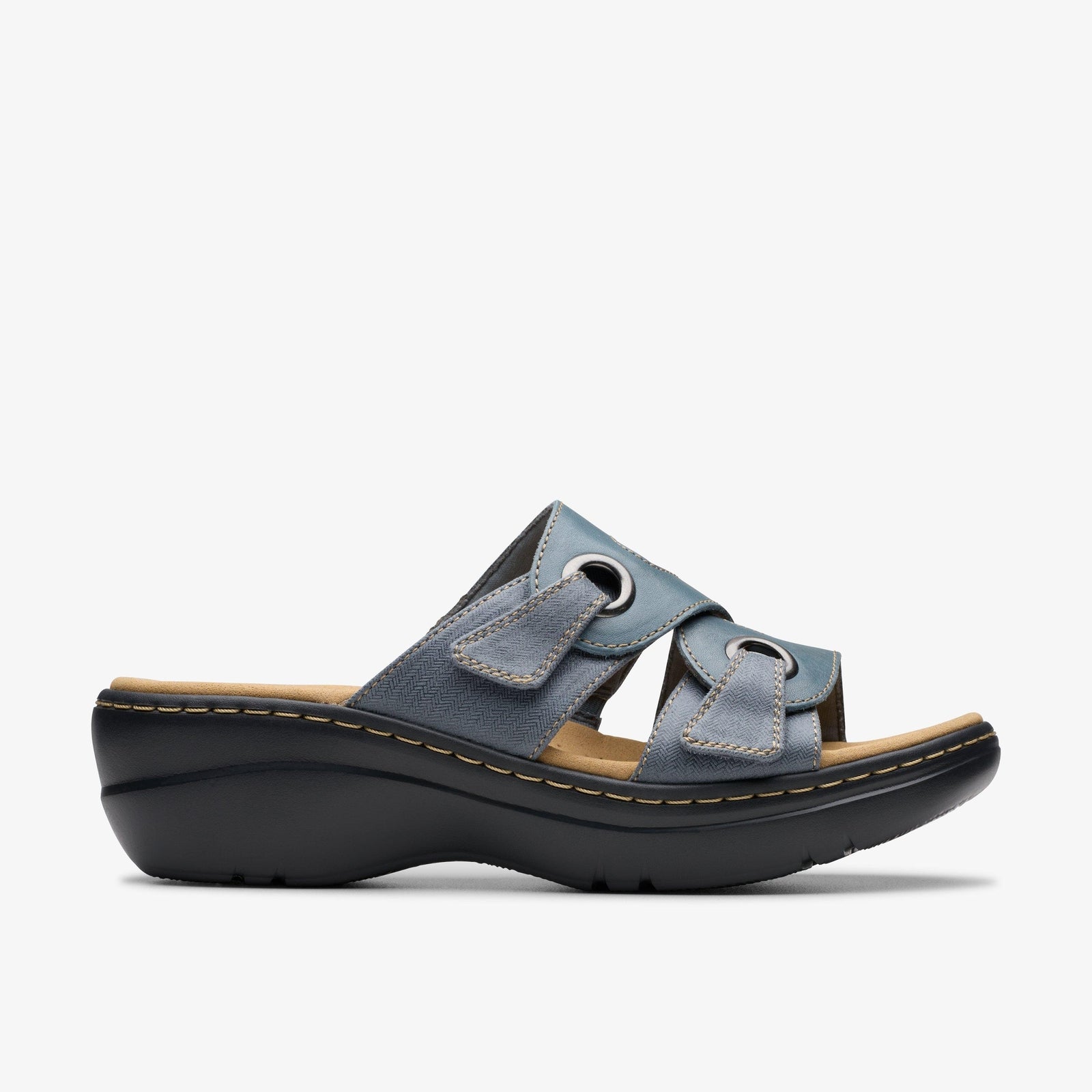 Clarks Women's Merliah2 Cove Blue Grey Leather 26181726