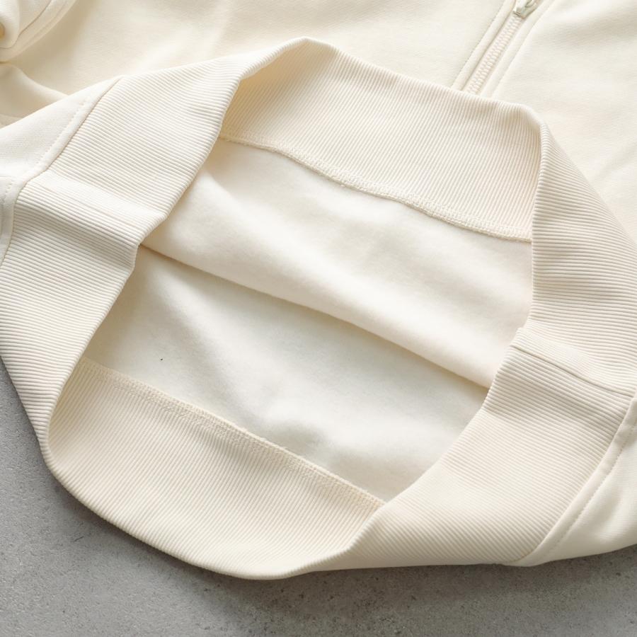 Calvin Klein Women’s Logo Quarter Zip Terry Sweatshirt Antique White 472025S 100