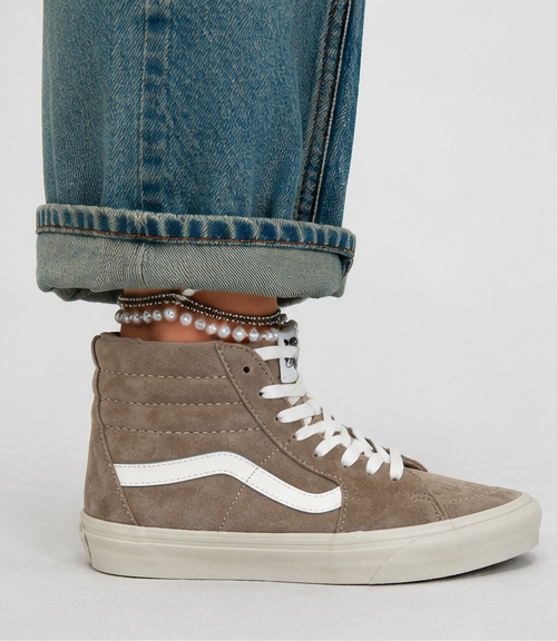 Vans Sk8-Hi Suede Shoe Warm Taupe VN000D8WE2V