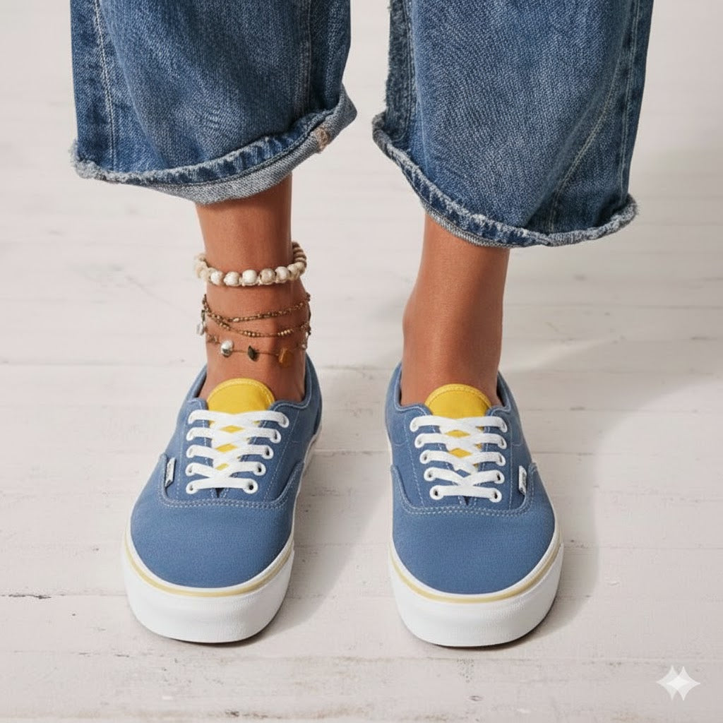 Vans Multi Tone Comfycush Authentic Vallarta Blue/True White VN0A3WM78TG