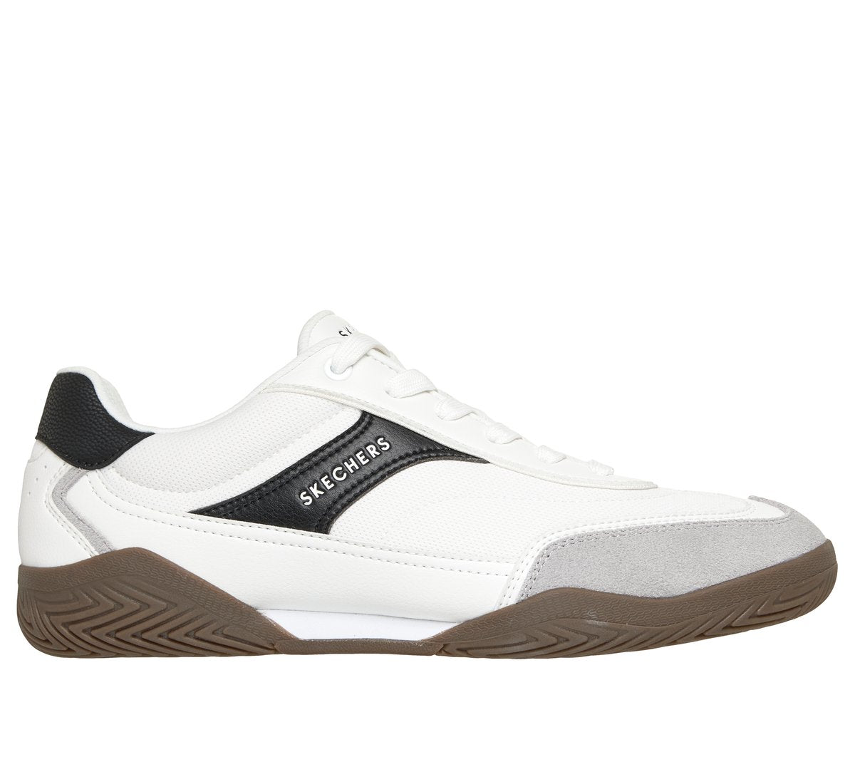 Skechers Men's Zinger Evo World Striker White and Black sneaker, main view