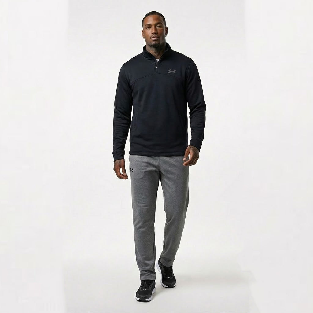 Under Armour Storm Armour Fleece Zip Mens Long Sleeve Shirts Black/Black 1286334-001