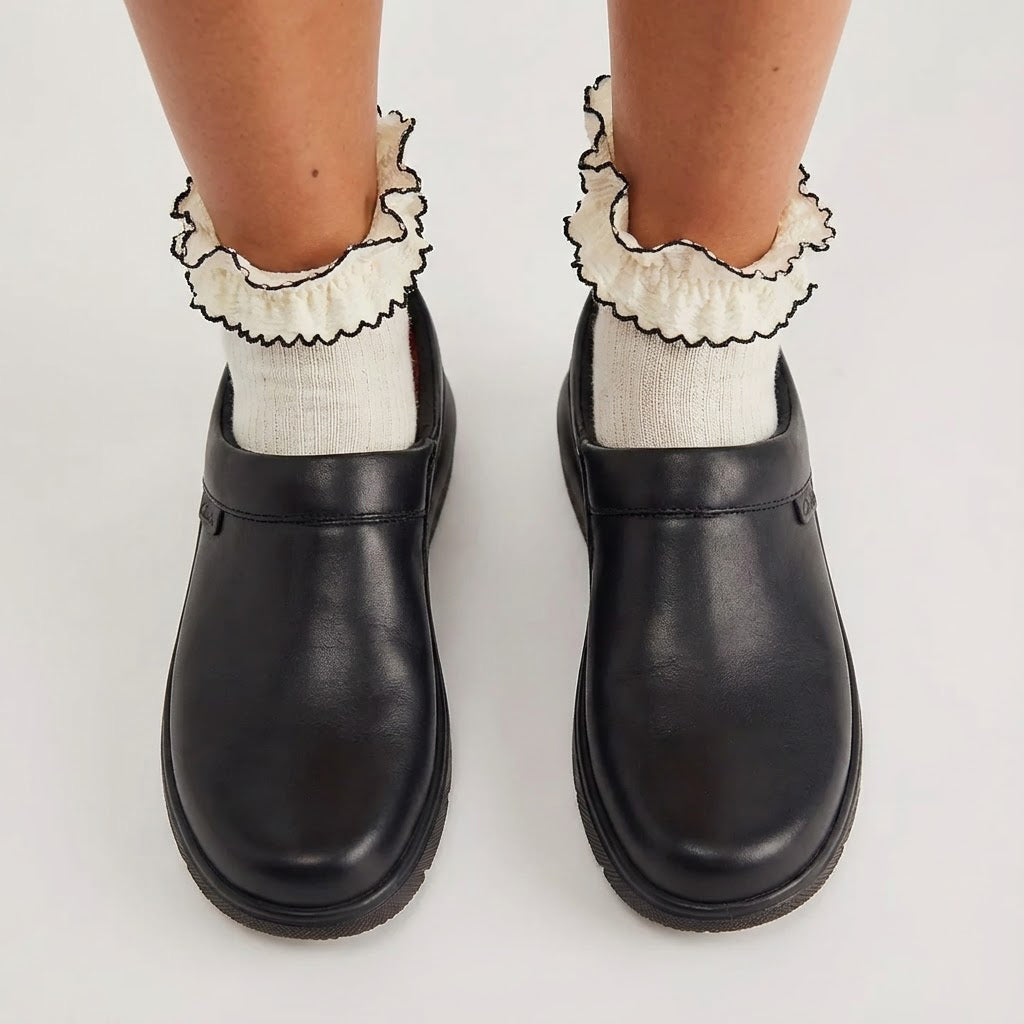 Clarks Women's ClarksPro Clog Black Leather 26175016