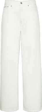 Calvin Klein Womens Wide Leg Chalk Jeans 47B931G 100