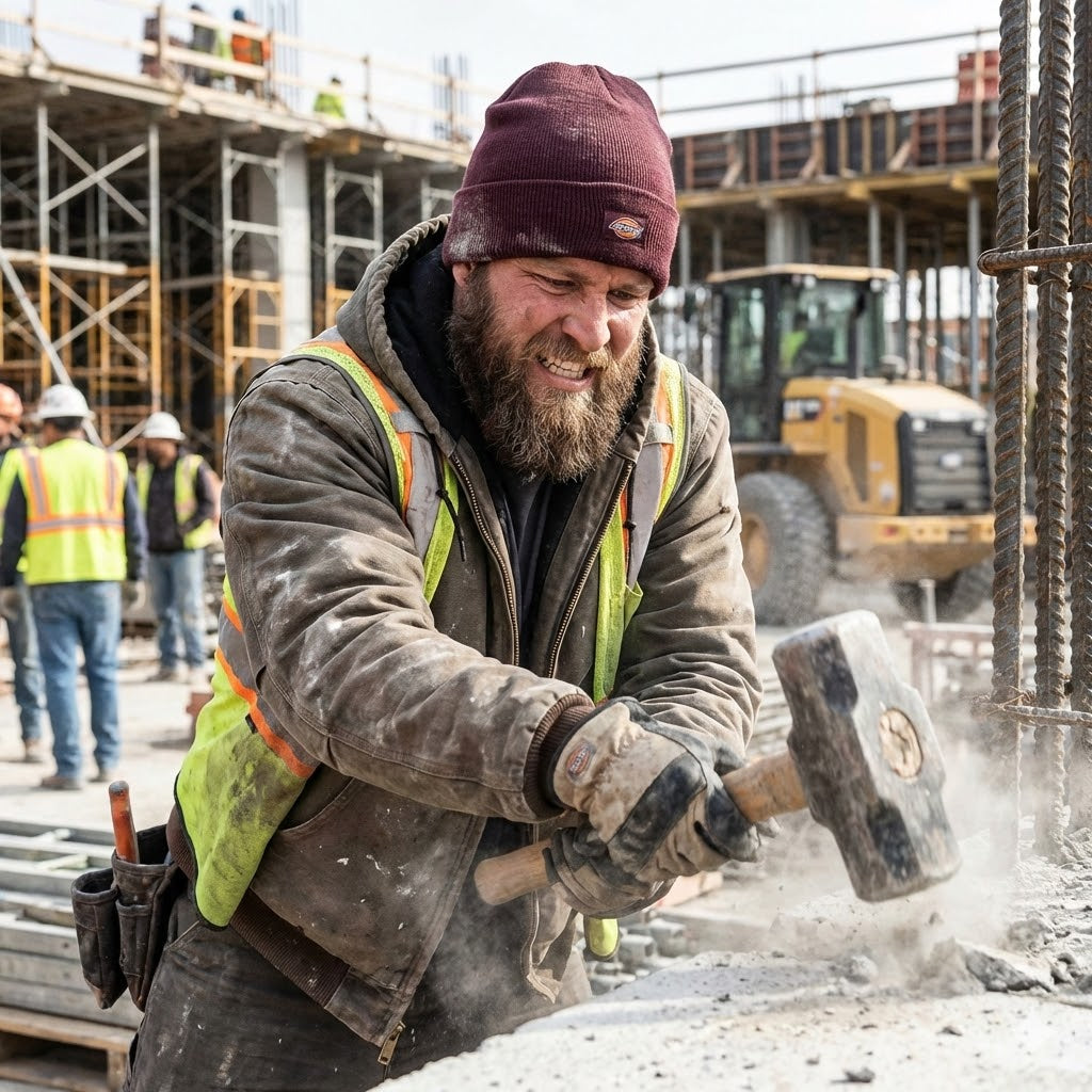 Dickies Cuffed Knit Beanie Burgundy WH201BY