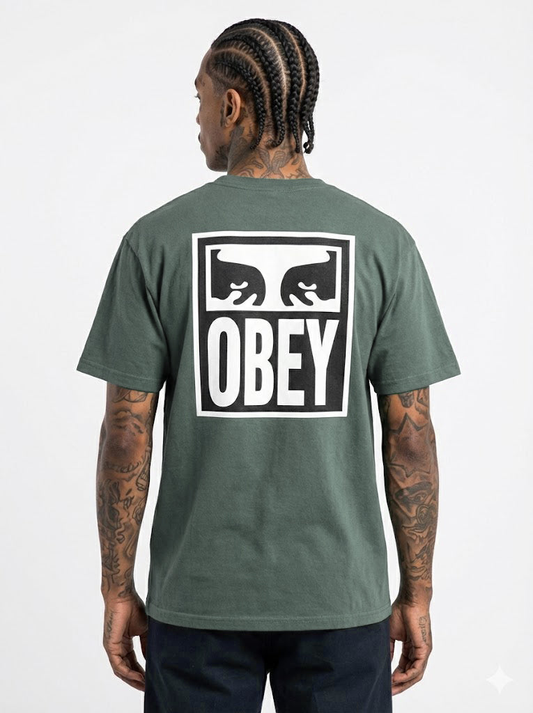 Obey eyes icon 2 Heavyweight T-Shirt Jade 166912142 JDE