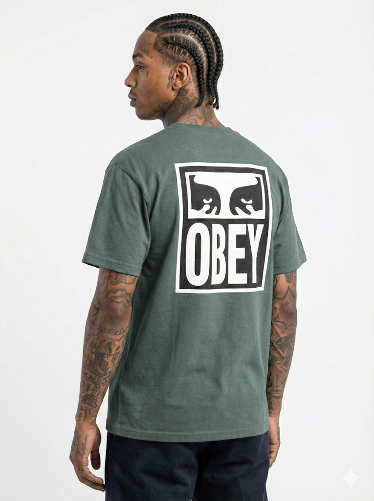 Obey eyes icon 2 Heavyweight T-Shirt Jade 166912142 JDE