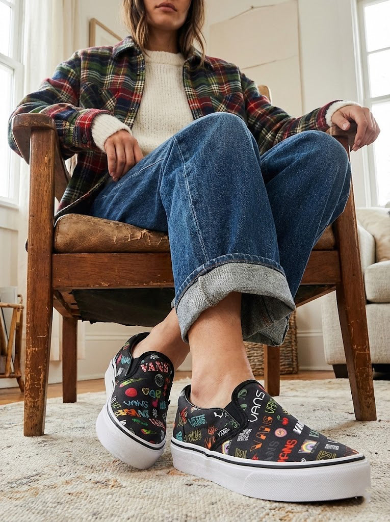 Vans Classic Slip-On Graffiti Black/White VN0A33TB43D