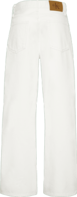 Calvin Klein Womens Wide Leg Chalk Jeans 47B931G 100